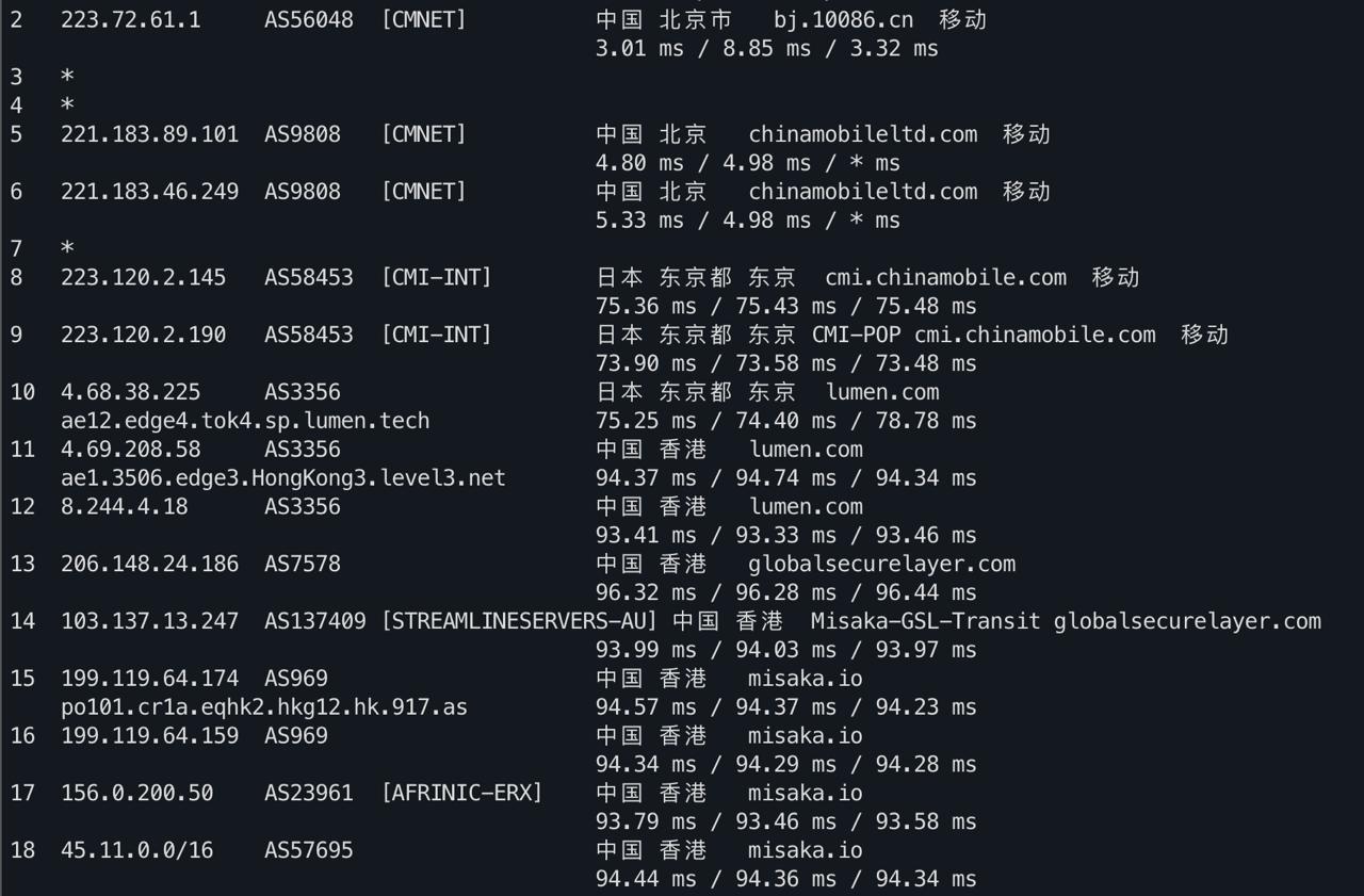 IPv4 去程路由 2