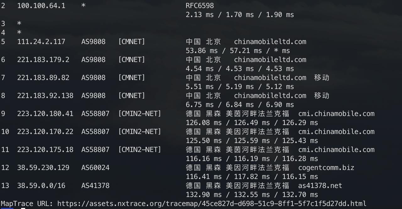IPv4 去程路由 3