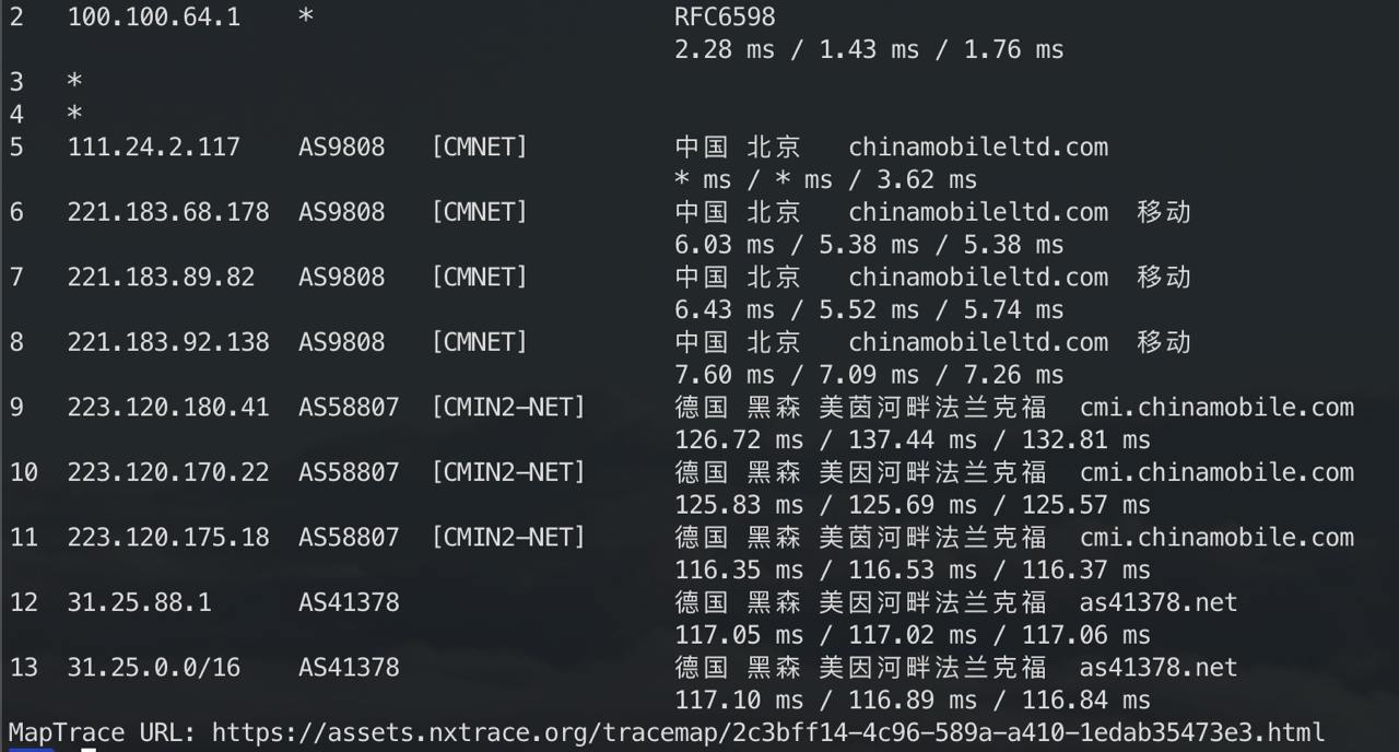 IPv4 去程路由 3